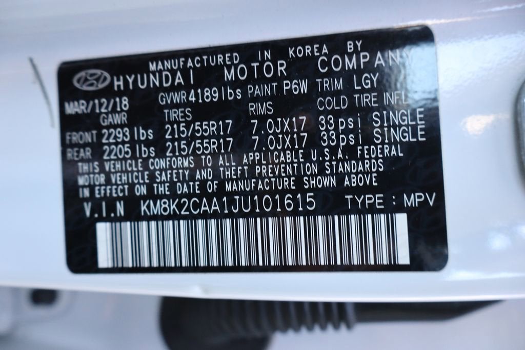 2018 Hyundai Kona SEL