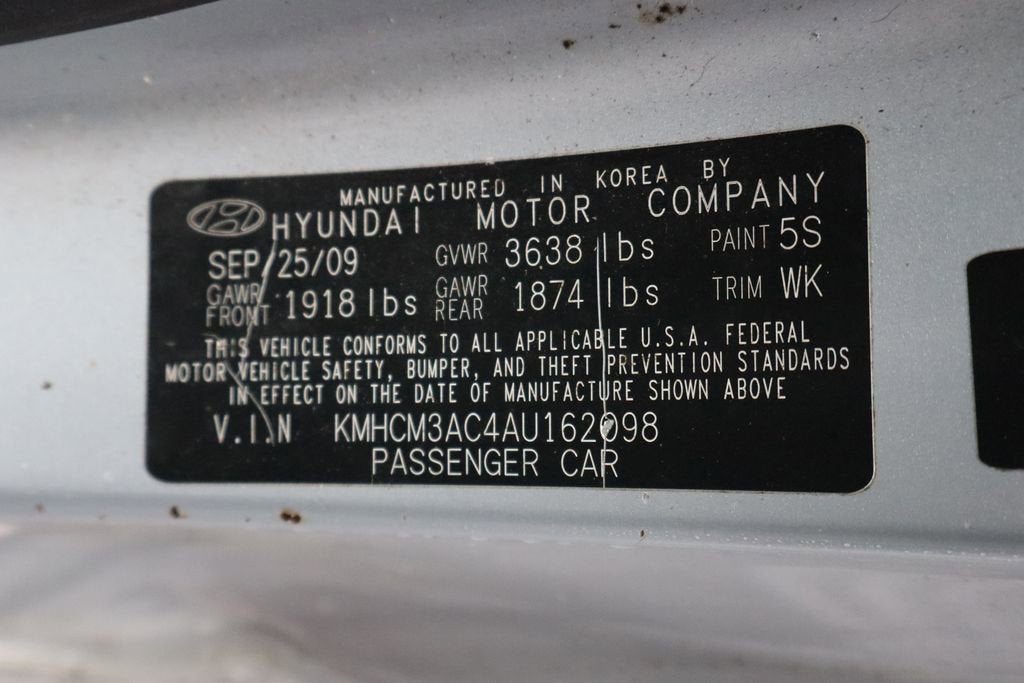 2010 Hyundai Accent GS