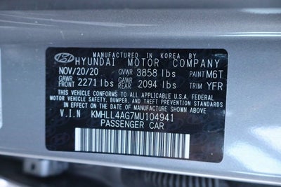 2021 Hyundai Elantra SE