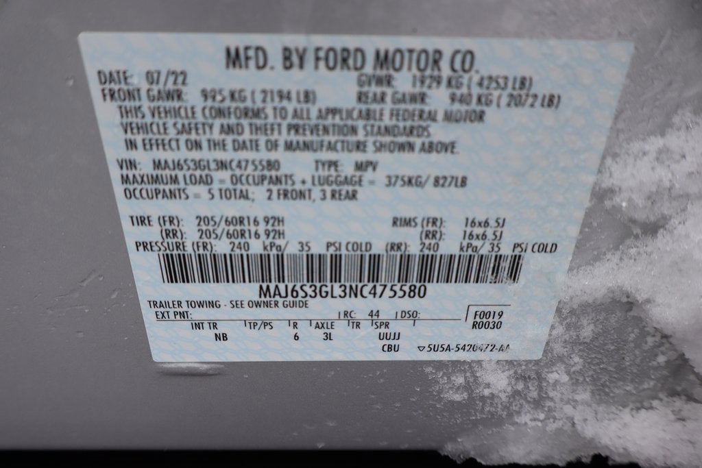 2022 Ford EcoSport SE