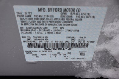 2022 Ford EcoSport SE