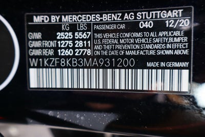 2021 Mercedes-Benz E-Class AMG® E 63 S